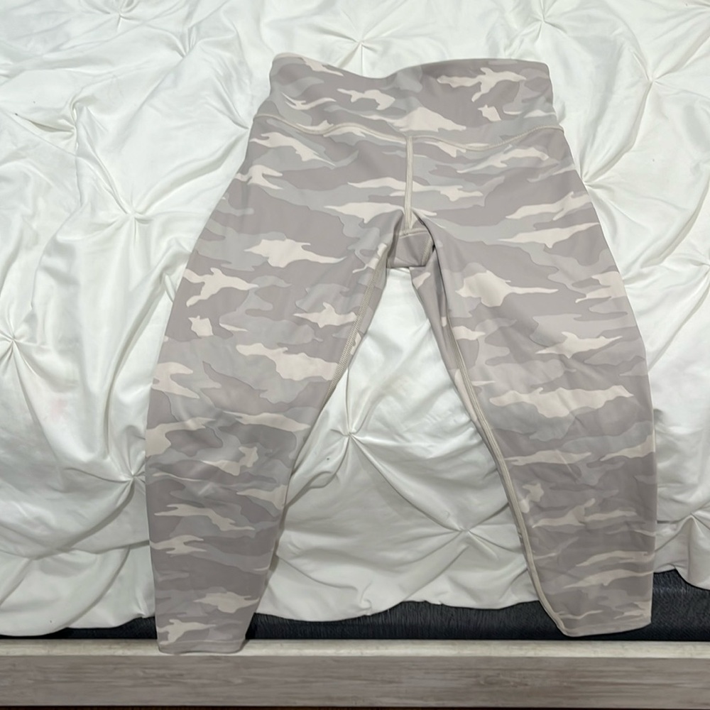 white camo Athleta leggings
